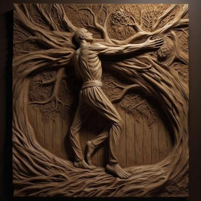 نموذج ثلاثي الأبعاد لآلة CNC 3D Art 